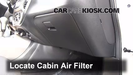 2012 Nissan Juke S 1.6L 4 Cyl. Turbo Air Filter (Cabin) Check