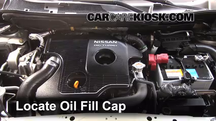 2012 Nissan Juke S 1.6L 4 Cyl. Turbo Aceite Agregar aceite