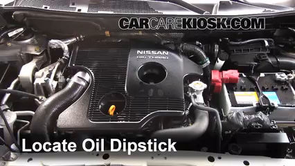 2012 Nissan Juke S 1.6L 4 Cyl. Turbo Huile Vérifier le niveau de l'huile