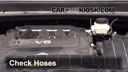 2012 Nissan Murano SL 3.5L V6 Hoses Check Hoses