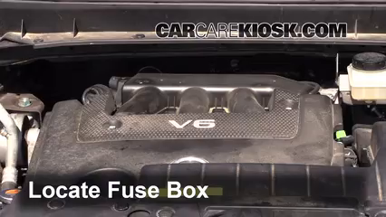 2012 Nissan Murano SL 3.5L V6 Fuse (Engine) Check