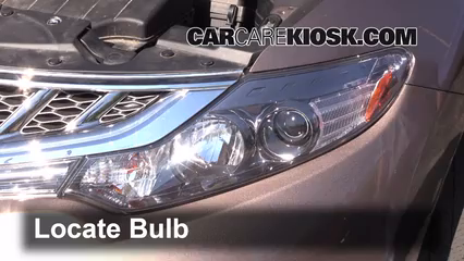 2012 Nissan Murano SL 3.5L V6 Luces Luz de estacionamiento (reemplazar foco)