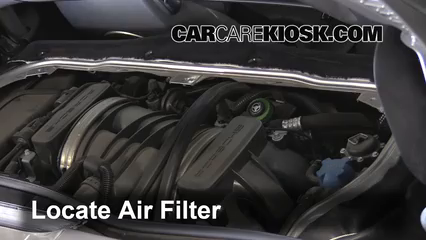 2012 Porsche Boxster 2.9L 6 Cyl. Air Filter (Engine) Check