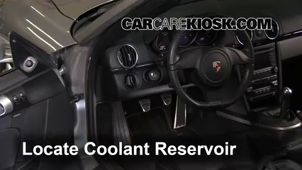 2012 Porsche Boxster 2.9L 6 Cyl. Refrigerante (anticongelante) Controlar nivel de líquido