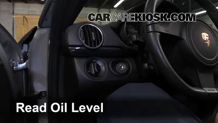 2012 Porsche Boxster 2.9L 6 Cyl. Oil Check Oil Level