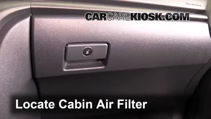 2012 Scion tC 2.5L 4 Cyl. Filtro de aire (interior)