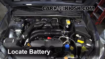 2012 Subaru Impreza 2.0L 4 Cyl. Wagon Battery Replace