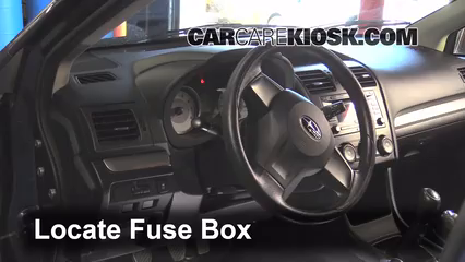 2012 Subaru Impreza 2.0L 4 Cyl. Wagon Fusible (interior) Cambio