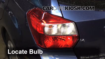 2012 Subaru Impreza 2.0L 4 Cyl. Wagon Luces Luz de freno (reemplazar foco)