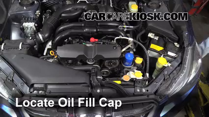 2012 Subaru Impreza 2.0L 4 Cyl. Wagon Oil Add Oil