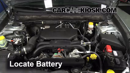 2012 Subaru Outback 2.5i Premium 2.5L 4 Cyl. Battery Clean Battery & Terminals