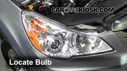 2012 Subaru Outback 2.5i Premium 2.5L 4 Cyl. Éclairage Feux de croisement (remplacer l'ampoule)
