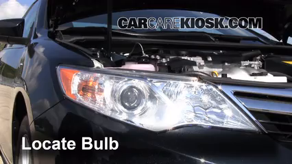 2012 Toyota Camry Hybrid XLE 2.5L 4 Cyl. Lights Headlight (replace bulb)