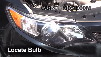 2012 Toyota Camry LE 2.5L 4 Cyl. Lights Turn Signal - Front (replace bulb)