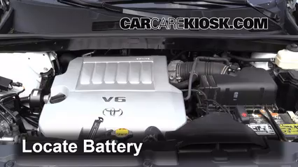 2012 Toyota Highlander 3.5L V6 Battery Replace
