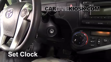 2012 Toyota Prius C 1.5L 4 Cyl. Clock Set Clock