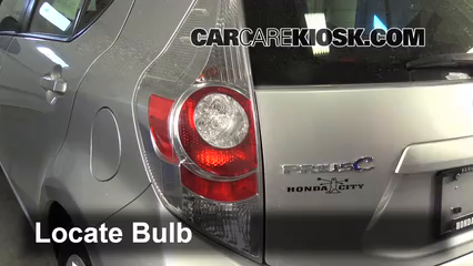 2012 Toyota Prius C 1.5L 4 Cyl. Lights Brake Light (replace bulb)