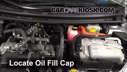 2012 Toyota Prius C 1.5L 4 Cyl. Oil Add Oil