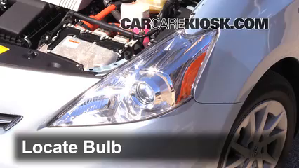 2012 Toyota Prius V 1.8L 4 Cyl. Lights Highbeam (replace bulb)