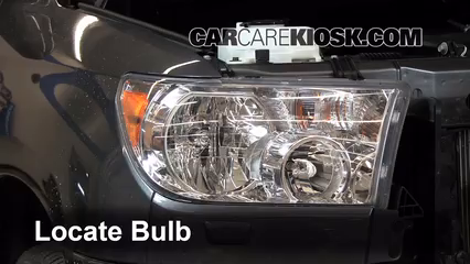 2012 Toyota Sequoia SR5 4.6L V8 Éclairage Feu clignotant avant (remplacer l'ampoule)