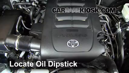 2012 Toyota Sequoia SR5 4.6L V8 Huile Vérifier le niveau de l'huile