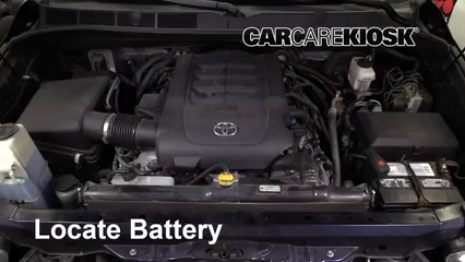 2012 Toyota Tundra Limited 5.7L V8 Crew Cab Pickup Battery Replace