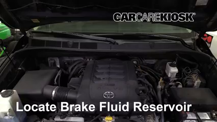 2012 Toyota Tundra Limited 5.7L V8 Crew Cab Pickup Brake Fluid Check Fluid Level