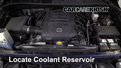2012 Toyota Tundra Limited 5.7L V8 Crew Cab Pickup Coolant (Antifreeze) Check Coolant Level