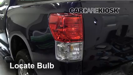 2012 Toyota Tundra Limited 5.7L V8 Crew Cab Pickup Éclairage Feu clignotant arrière (remplacer l'ampoule)