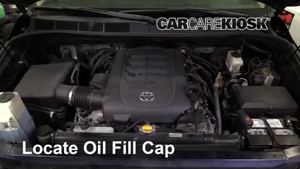 2012 Toyota Tundra Limited 5.7L V8 Crew Cab Pickup Oil Add Oil
