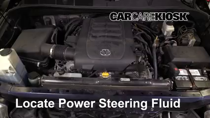 2012 Toyota Tundra Limited 5.7L V8 Crew Cab Pickup Power Steering Fluid Check Fluid Level