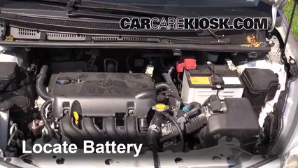 2012 Toyota Yaris L 1.5L 4 Cyl. Hatchback (4 Door) Battery Replace