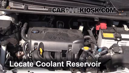2012 Toyota Yaris L 1.5L 4 Cyl. Hatchback (4 Door) Coolant (Antifreeze) Check Coolant Level