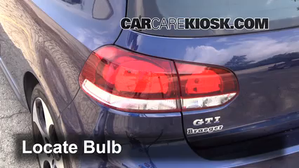 2012 Volkswagen GTI 2.0L 4 Cyl. Turbo Hatchback (2 Door) Lights Reverse Light (replace bulb)