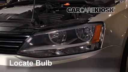 2012 Volkswagen Jetta TDI 2.0L 4 Cyl. Turbo Diesel Sedan Lights Daytime Running Light (replace bulb)