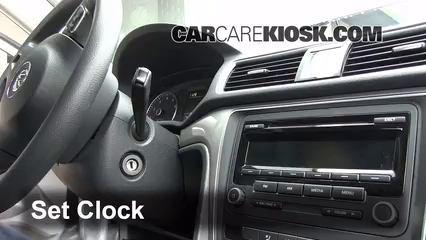 2012 Volkswagen Passat S 2.5L 5 Cyl. Sedan (4 Door) Clock