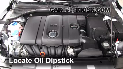 2012 Volkswagen Passat S 2.5L 5 Cyl. Sedan (4 Door) Aceite Controlar nivel de aceite