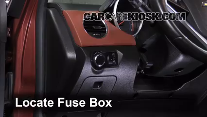 Interior Fuse Box Location 2011 2016 Chevrolet Cruze 2013