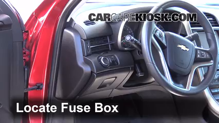 Interior Fuse Box Location: 2013-2015 Chevrolet Malibu ...