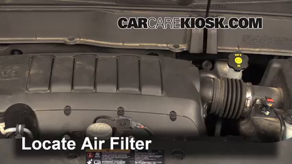 Air Filter How To 2009 2017 Chevrolet Traverse 2013 Chevrolet