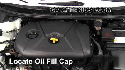 How To Add Oil Hyundai Elantra Coupe 2013 2014 2013