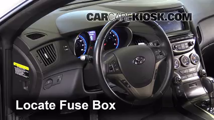 2013 2016 Hyundai Genesis Coupe Interior Fuse Check 2013