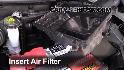 2013-2019 Nissan Sentra Engine Air Filter Check - 2013 Nissan Sentra SV ...