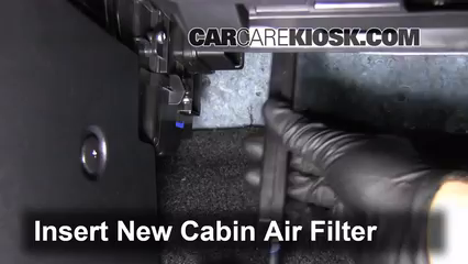 2016 Nissan versa cabin air filter