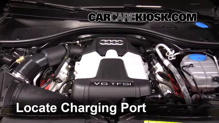 2013 Audi A6 Quattro Premium 3.0L V6 Supercharged Climatisation Ajouter du réfrigérant