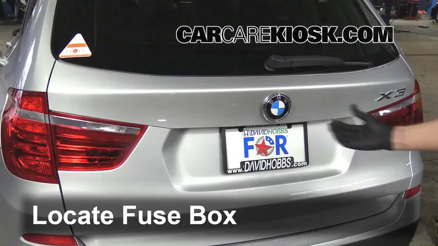 Blown Fuse Check 2013 BMW X3 xDrive28i 2.0L 4 Cyl. Turbo