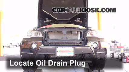 2013 BMW X5 xDrive35i 3.0L 6 Cyl. Turbo Oil Change Oil and Oil Filter