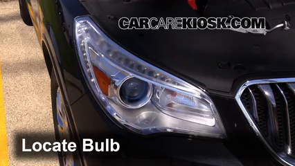 2013 Buick Enclave 3.6L V6 Luces Luz de marcha diurna (reemplazar foco)