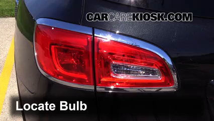 2013 Buick Enclave 3.6L V6 Lights Tail Light (replace bulb)