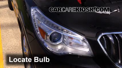 2013 Buick Enclave 3.6L V6 Lights Turn Signal - Front (replace bulb)
